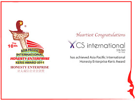 ASIA PACIFIC HONESTY ENTERPRISE KERIS AWARDS